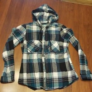Maurices hooded flannel